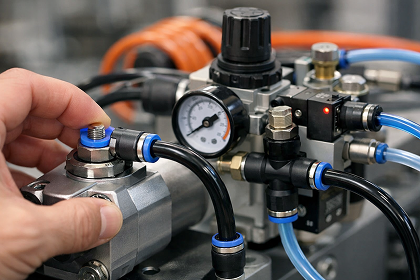 Conexão pneumática